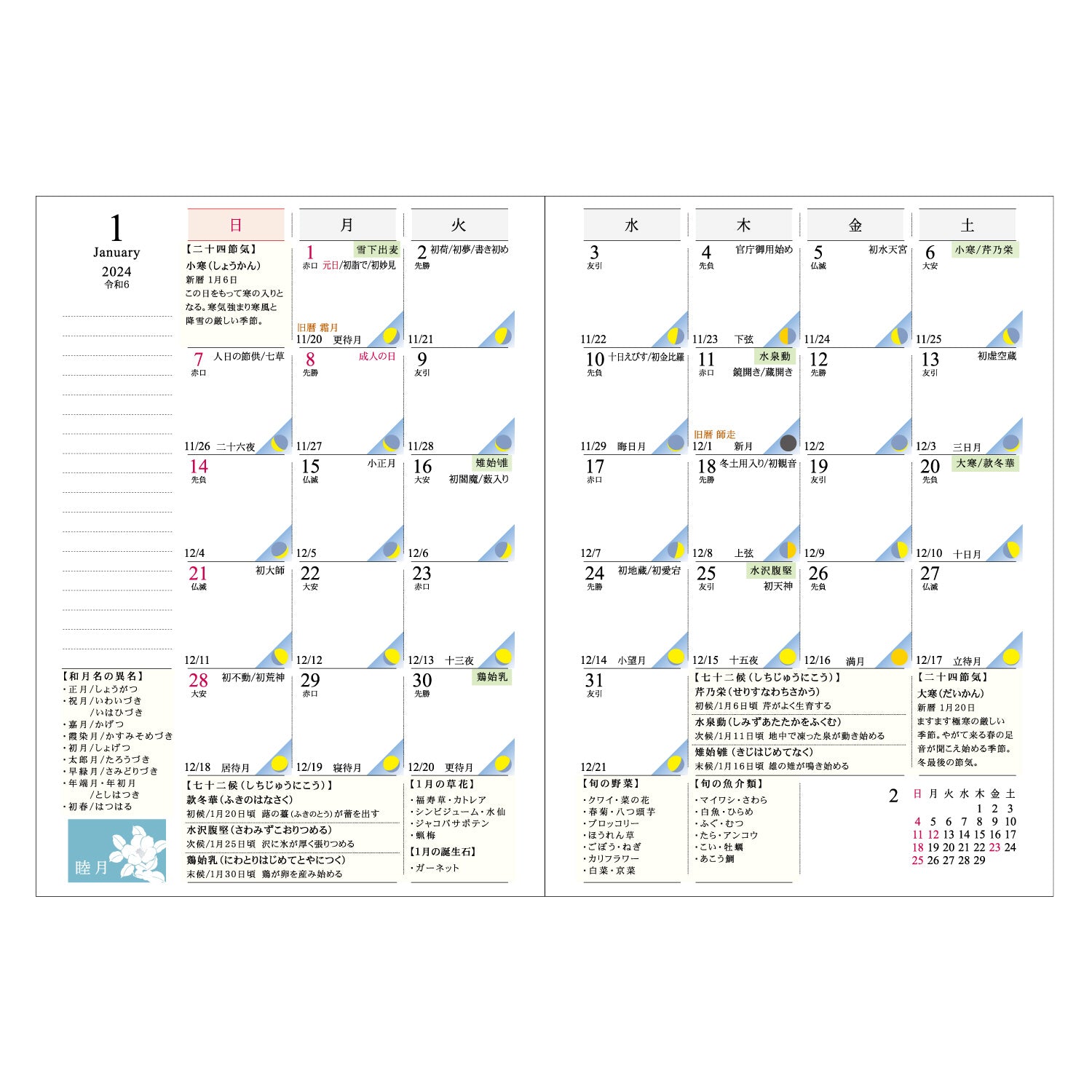 万年暦 書籍型 366日の絵数字万年カレンダー「Date Today」 | SWAN BOAT