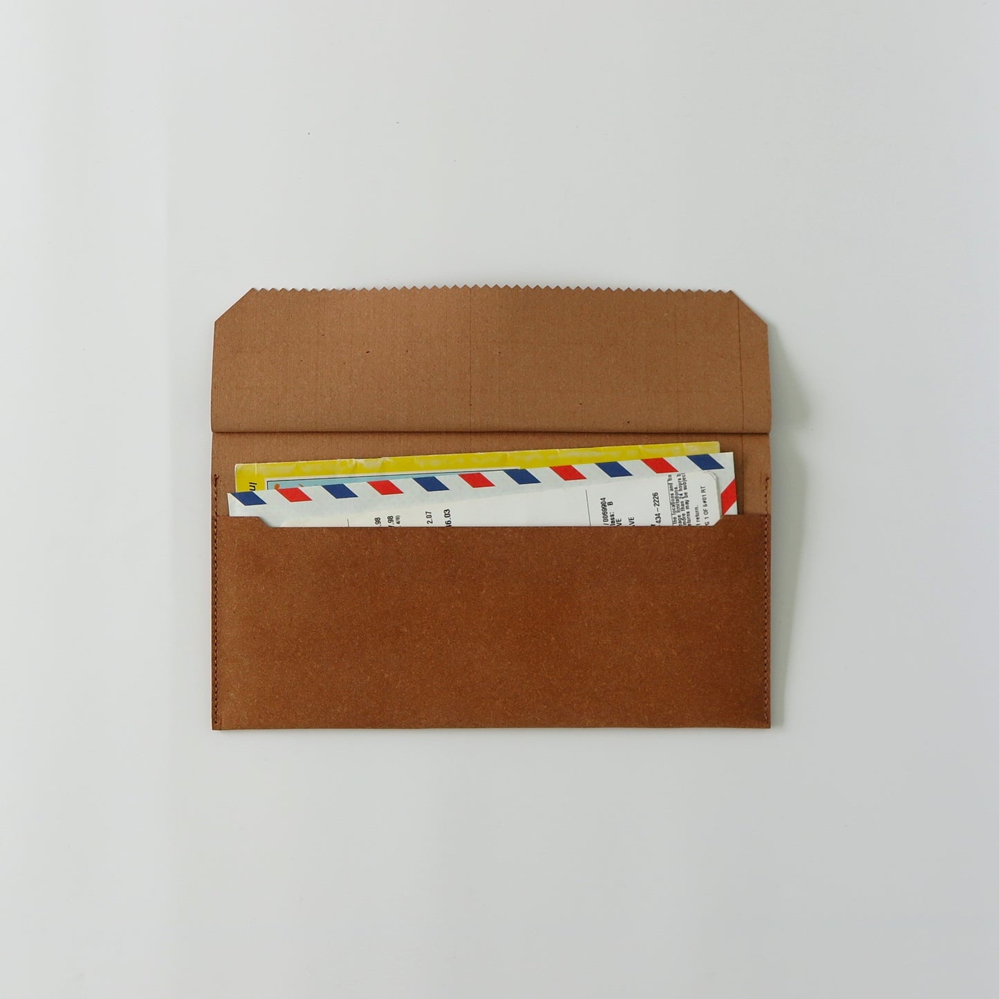 Recycle leather Travel envelope / リサイクルレザー トラベルエンベロープ
