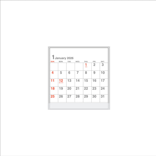 【NEW】【9月13日発売予定】2026年 卓上カレンダー 1月始まり FD クレール CT-510