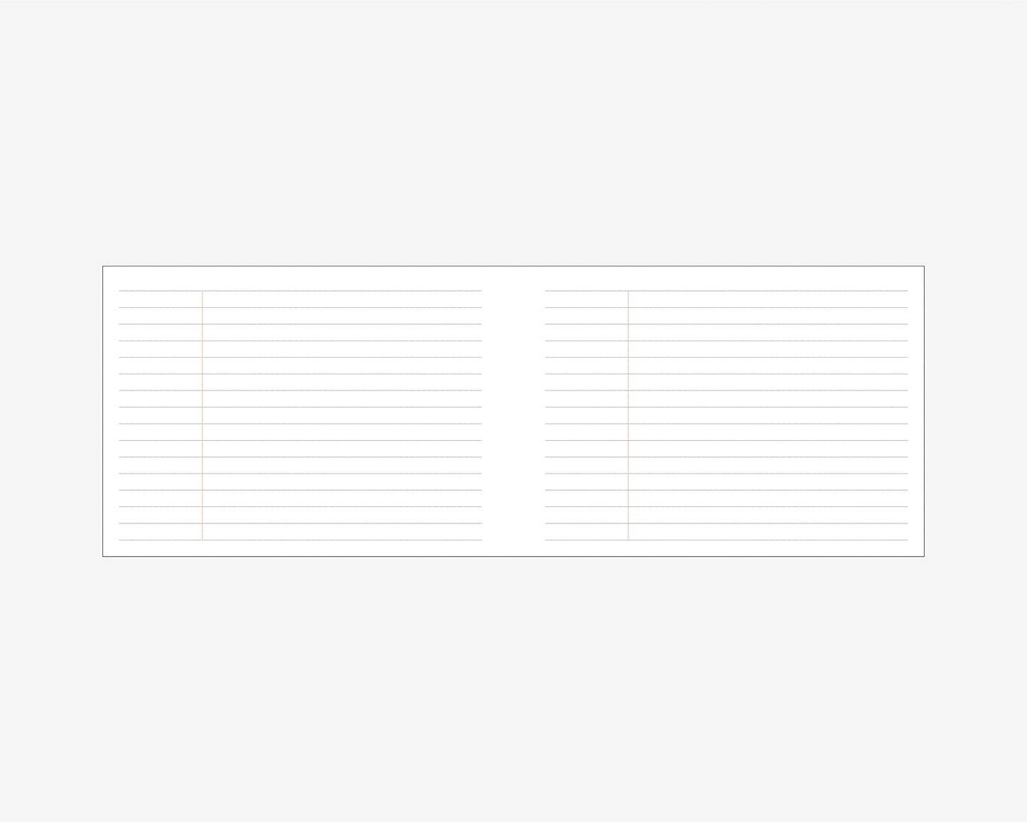 NB note - M (NBノート - M ) リフィル 6mm 横罫