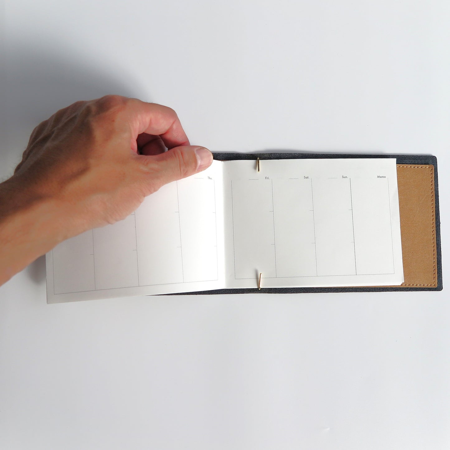 NB note - M (NBノート - M ) ロロマ （インナーポケット/ブラウン付）